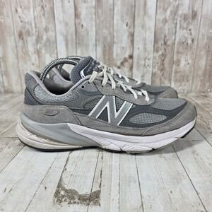 New Balance 990v6 Made in USA‎ Grey Suede Mesh Sneakers W990GL6 Womens 9